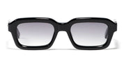Ottica Mondello Roma - John Dalia - P15-C600 - PROJECT 15 -  C600 Shiny Black / Yellow Gold - Acetate - shape Rectangular - Black, gold - EYEWEAR - SUNGLASSES - Unisex,Uomo,Donna,Women,Men - lens Gradient grey - Made In France