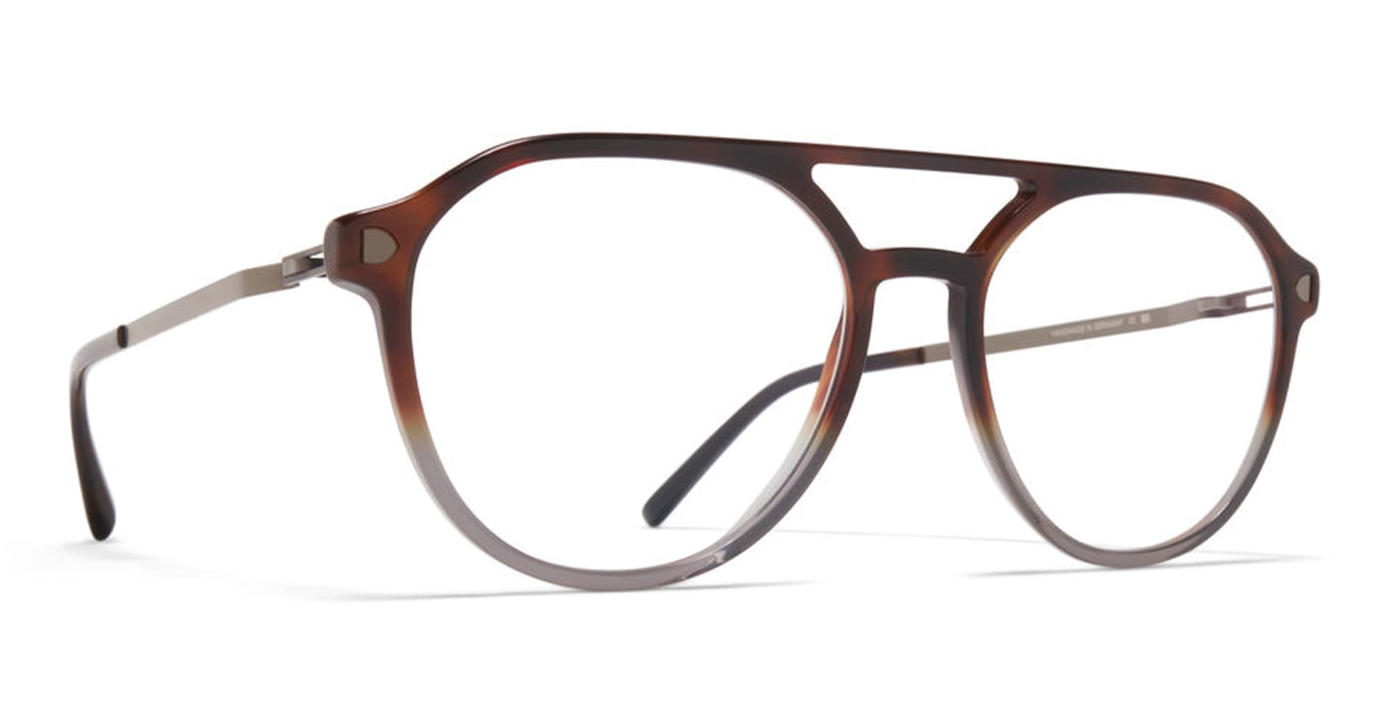  Santiago Gradient RX - acetate, stainless steel - shape  - Havana - EYEWEAR - EYEGLASSES - Unisex,Uomo,Donna,Women,Men - lens  - Made In Germany
