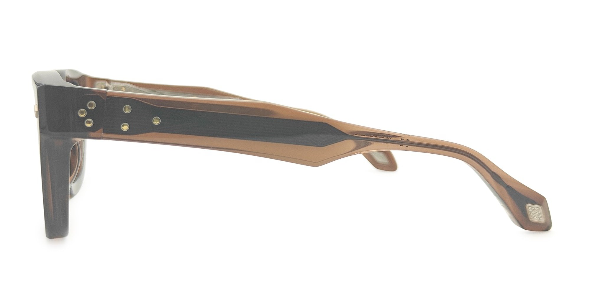 Ottica Mondello Roma - Daizo - A-S001e-TB1-BG01 - PETE - TRANSLUCENT BROWN / BROWN GRADIENT LENS - Acetate - shape  - brown - EYEWEAR - SUNGLASSES - Unisex,Uomo,Donna,Women,Men - lens  - Made In Japan
