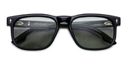Ottica Mondello Roma - Jacques Marie Mage - JMMAW-16C - DEWITT - COBRA - Acetate - shape Rectangular - Black - EYEWEAR - SUNGLASSES - Unisex,Uomo,Donna,Women,Men - lens Green - Made In Japan