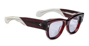 Ottica Mondello Roma - Jacques Marie Mage - JMMEH-14N - CHELSEA - CHERRY - Acetate - shape Round - red - EYEWEAR - SUNGLASSES - Donna,Women - lens lavender - Made In Japan