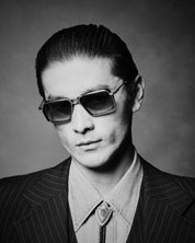 Ottica Mondello Roma - Jacques Marie Mage - JMMGTR-54 - GT-R - ALTAN - titanium, acetate - shape Navigator - Gold - EYEWEAR - SUNGLASSES - Unisex,Uomo,Donna,Women,Men - lens Green - Made In Japan
