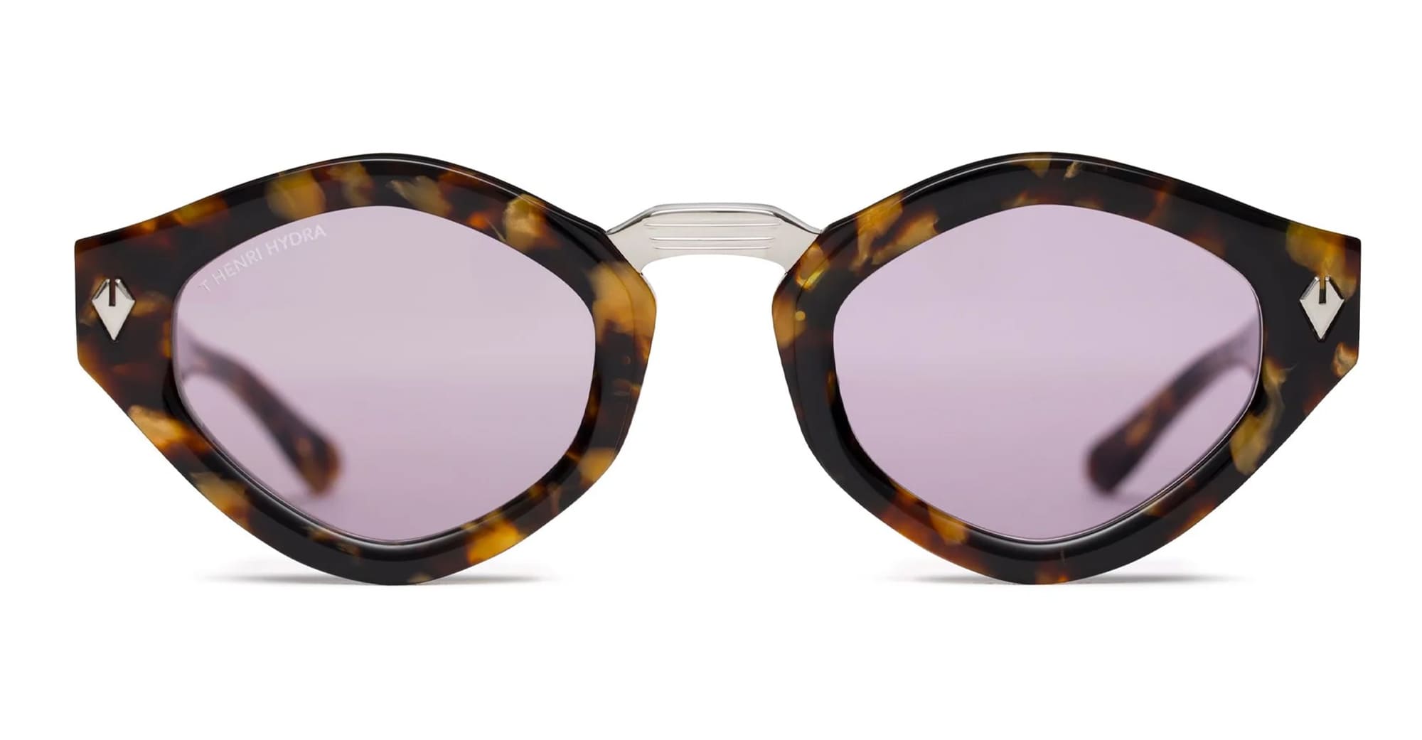 Ottica Mondello Roma - T HENRI - HCJ002 - HYDRA - JAGUAR - Acetate, titanium - shape  - Havana - EYEWEAR - SUNGLASSES - Donna,Women - lens  - Made In Japan