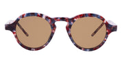Ottica Mondello Roma - Thom Browne - UES926A-G0002-960-47 - ROUND - RWB TORTOISE - Acetate - shape Round - dark grey - EYEWEAR - SUNGLASSES - Uomo,Men - lens Brown - Made In Japan