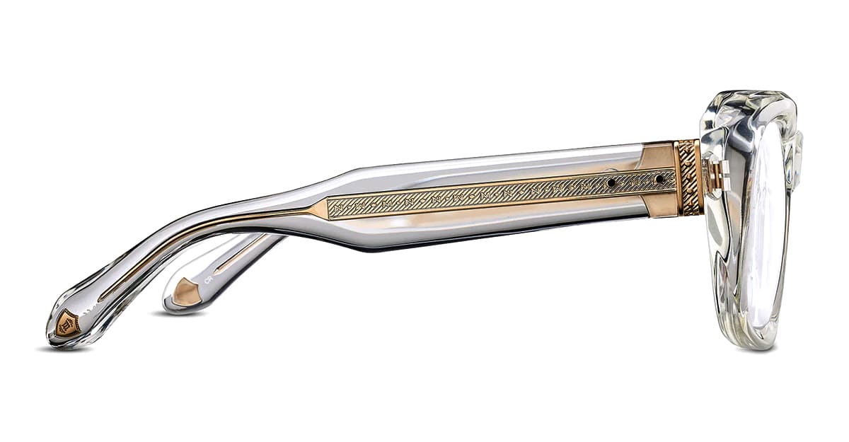 Ottica Mondello Roma - Matsuda - M1036.RX.CR.54 - M1036 - CRYSTAL CLEAR RX - Acetate - shape Squared - crystal clear - EYEWEAR - EYEGLASSES - Donna,Women - lens Clear - Made In Japan