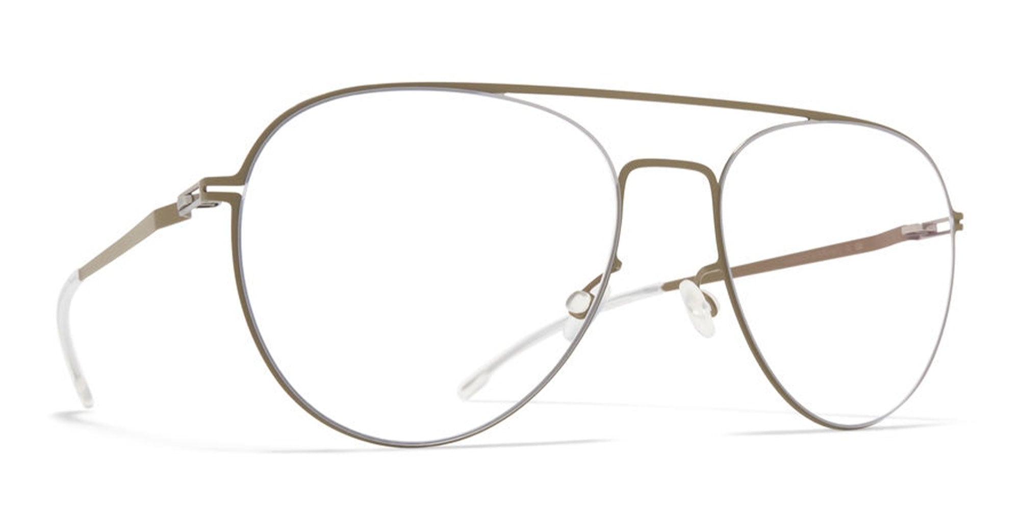 Ottica Mondello Roma - Mykita - 10300989 - EERO - SILVER / TAUPE GREY RX - stainless steel - shape Aviator - Silver - EYEWEAR - EYEGLASSES - Unisex,Uomo,Donna,Women,Men - lens Clear - Made In Germany