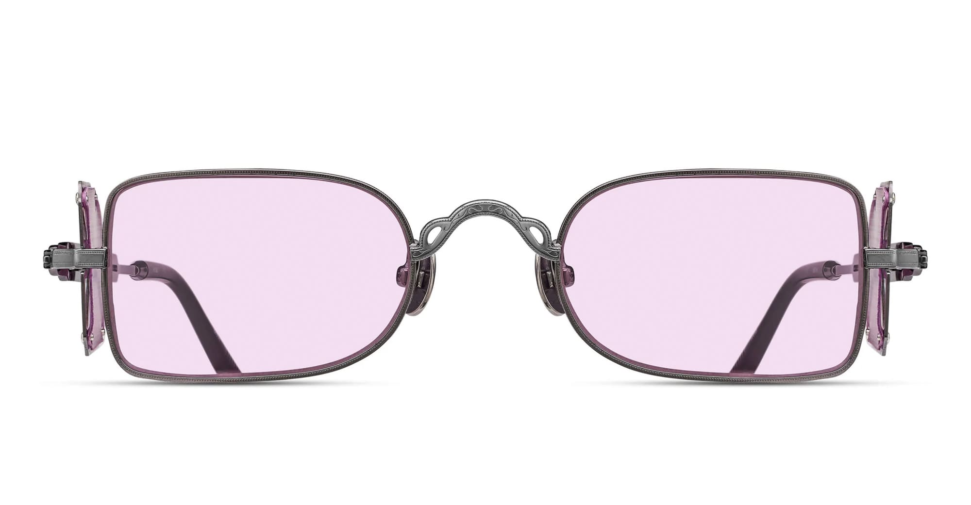 Ottica Mondello Roma - Matsuda - 10611H.SG.RTM.48 - 10611H - RUTHENIUM / CAFE VIOLET - Titanium - shape  - Ruthenium - EYEWEAR - SUNGLASSES - Uomo,Men - lens  - Made In Japan