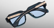 Ottica Mondello Roma - Jacques Marie Mage - JMMVQ-9F - VIVIENNE - INDIGO - Acetate - shape  - blue - EYEWEAR - SUNGLASSES - Unisex,Uomo,Donna,Women,Men - lens  - Made In Japan