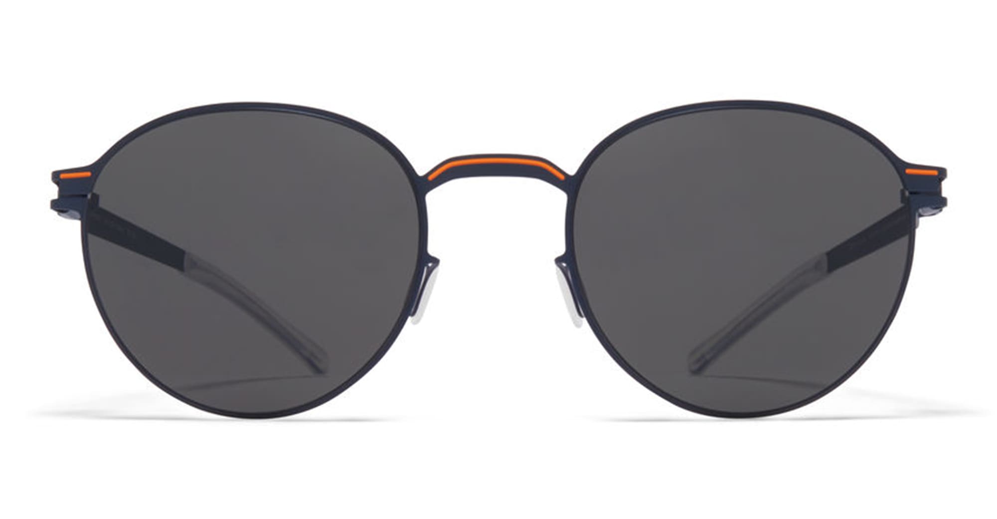Ottica Mondello Roma - Mykita - 10016708 - CARLO - INDIGO / ORANGE - stainless steel - shape Round - blue - EYEWEAR - SUNGLASSES - Uomo,Men - lens dark grey - Made In Germany