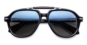 Ottica Mondello Roma - Jacques Marie Mage - JMMITR-11K - AYRTON SENNA BY JMM: 1991 - REGAL - Acetate - shape Pilot - blue - EYEWEAR - SUNGLASSES - Unisex,Uomo,Donna,Women,Men - lens Gradient blue - Made In Japan
