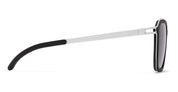 Ottica Mondello Roma - Mykita - 10087671 - MR002 AL1 - White Silver / Black / Coolgrey Lens - stainless steel - shape  - silver, black - EYEWEAR - SUNGLASSES - Unisex,Uomo,Donna,Women,Men - lens  - Made In Germany