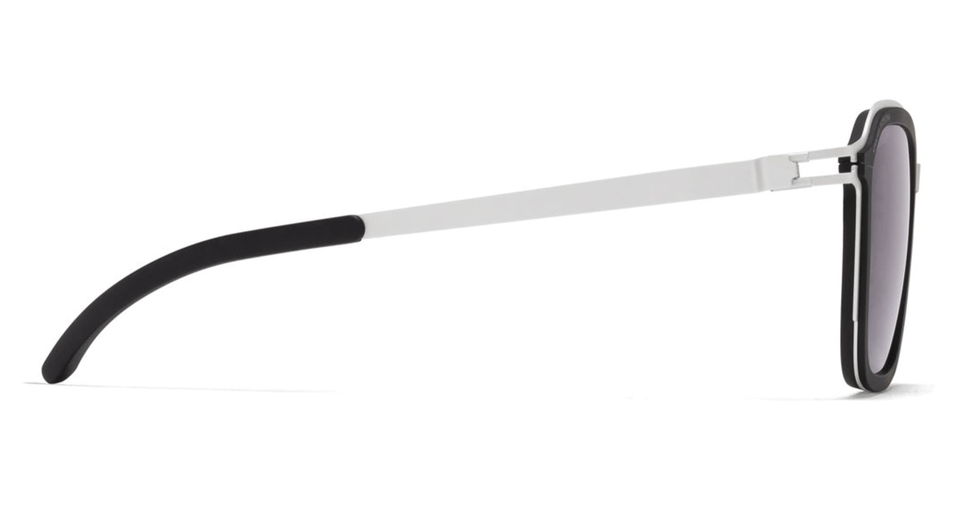 Mykita Mr002 al1 - white silver / black / coolgrey lens – Mondello