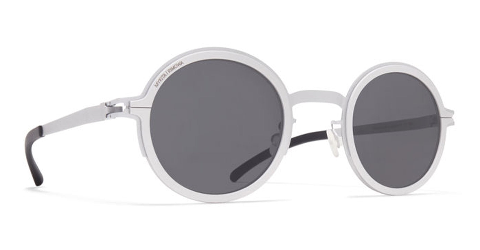 Ottica Mondello Roma - Mykita - 10300643 - MR007 AL2 - White Silver / Silver / Dark Grey Lens - stainless steel - shape  - Silver - EYEWEAR - SUNGLASSES - Unisex,Uomo,Donna,Women,Men - lens  - Made In Germany