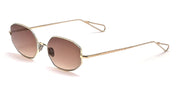 Ottica Mondello Roma - Ahlem - AHL.001210.SUN - Colombe - Grey Gold / Smoke Gradient (Limited Ed.) - Metal - shape Oval - Gold - EYEWEAR - SUNGLASSES - Unisex,Uomo,Donna,Women,Men - lens Gradient brown - Made In France