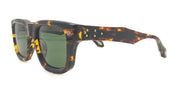 Ottica Mondello Roma - Daizo - A-S001e-T1-PG01 - PETE - TORTOISE / GREEN LENS - Acetate - shape  - Havana - EYEWEAR - SUNGLASSES - Unisex,Uomo,Donna,Women,Men - lens  - Made In Japan