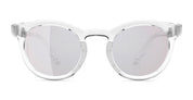 Ottica Mondello Roma - Alba Optics - 8050054517223 - ANVMA V.02 - CRYSTAL GLOSSY / VZUM ALU - Tr90 - shape Panto - Crystal - EYEWEAR - SUNGLASSES - Unisex,Uomo,Donna,Women,Men - lens Grey - Made In Italy