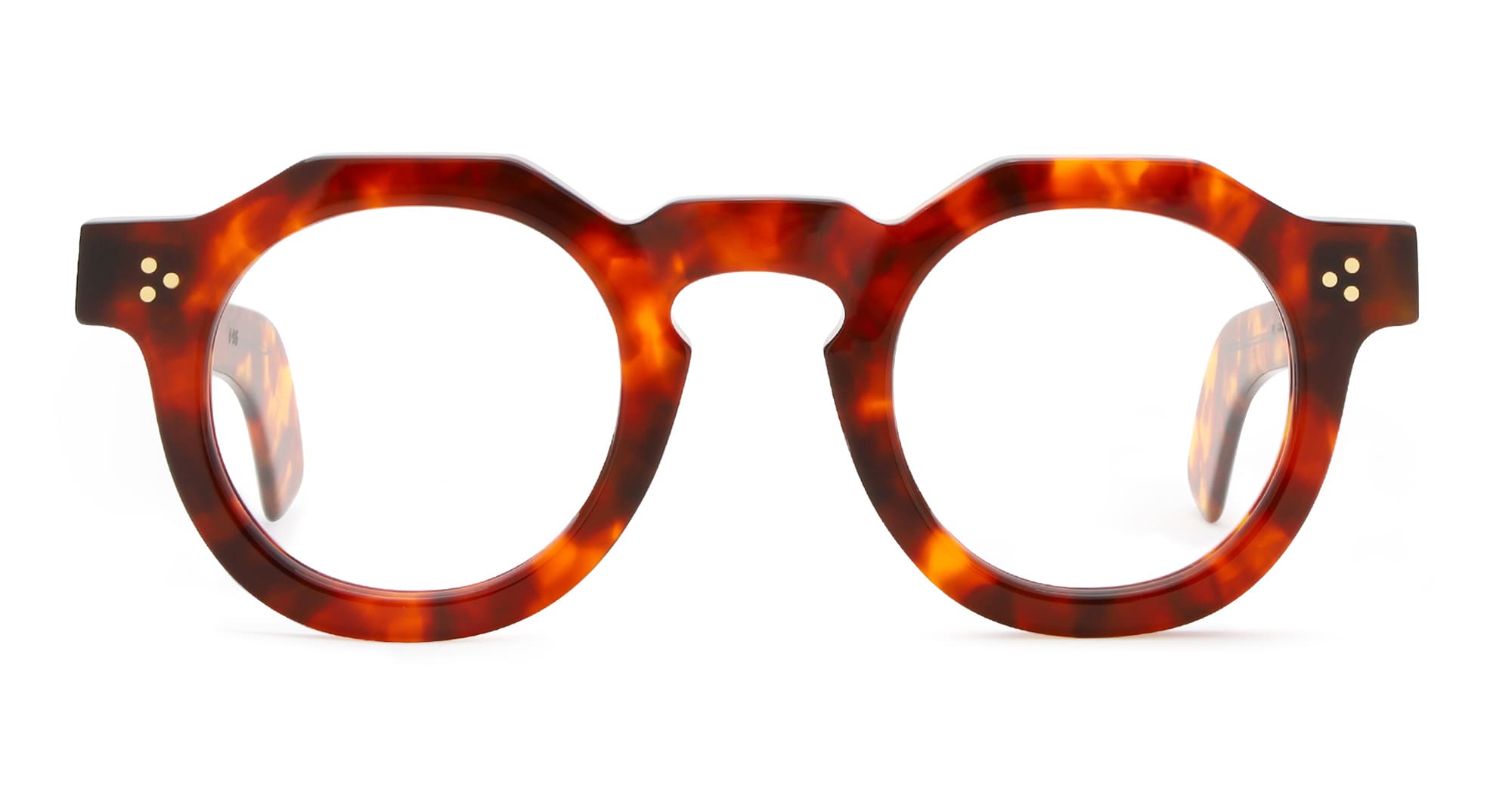 Ottica Mondello Roma - Max Pittion - MXPL-010E - HUGO 42 X 28 - BLONDE TORTOISE RX - Acetate - shape Panto - Tortoise - EYEWEAR - EYEGLASSES - Unisex,Uomo,Donna,Women,Men - lens Clear - Made In Japan