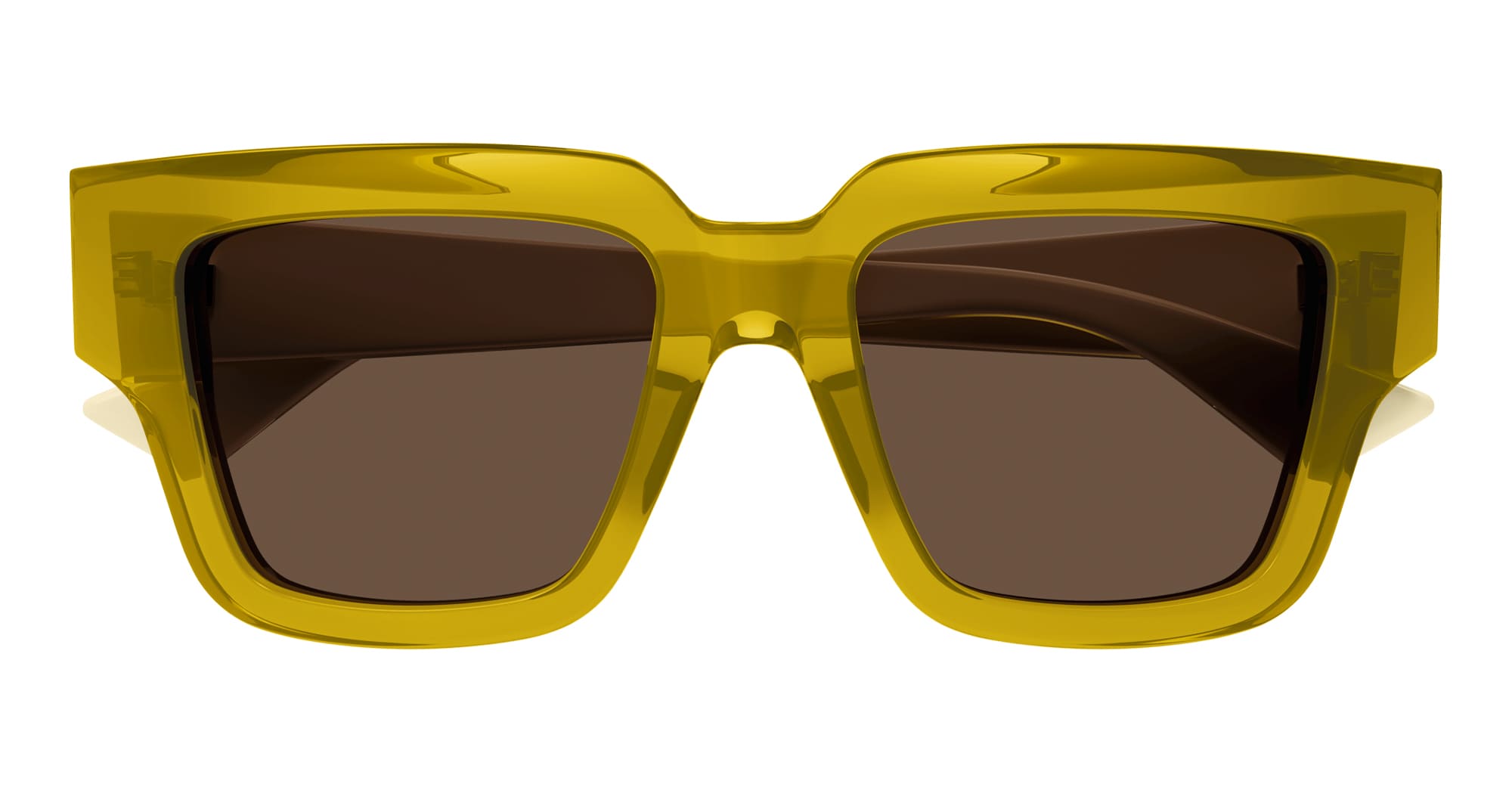 Ottica Mondello Roma - Bottega Veneta - BV1276S-004 - BV1276S-004 - YELLOW - Acetate - shape  - yellow - EYEWEAR - SUNGLASSES - Donna,Women - lens  - Made In Japan