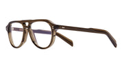 Ottica Mondello Roma - Cutler and Gross - CGOP-GR18-51-03 - GR18 - OLIVE RX - Acetate - shape Aviator - green - EYEWEAR - EYEGLASSES - Unisex,Uomo,Donna,Women,Men - lens Clear - Made In Italy
