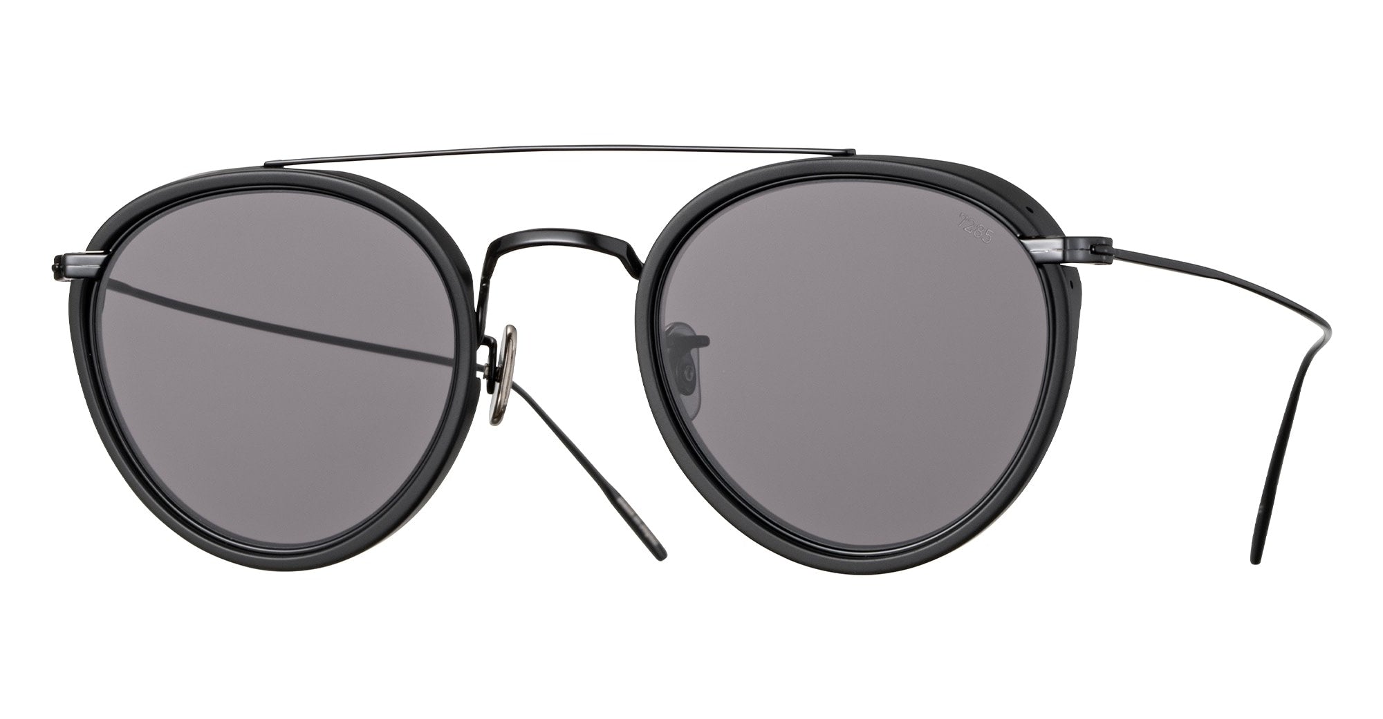  GREY LENS - titanium, acetate - shape Aviator - Black - EYEWEAR - SUNGLASSES - Unisex,Uomo,Donna,Women,Men - lens Grey - Made In Japan
