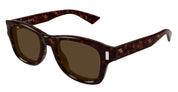 Ottica Mondello Roma - Saint Laurent - SL 801-002 - SL 801-002 - HAVANA - Acetate - shape Squared - Havana - EYEWEAR - SUNGLASSES - Unisex,Uomo,Donna,Women,Men - lens Brown - Made In Italy