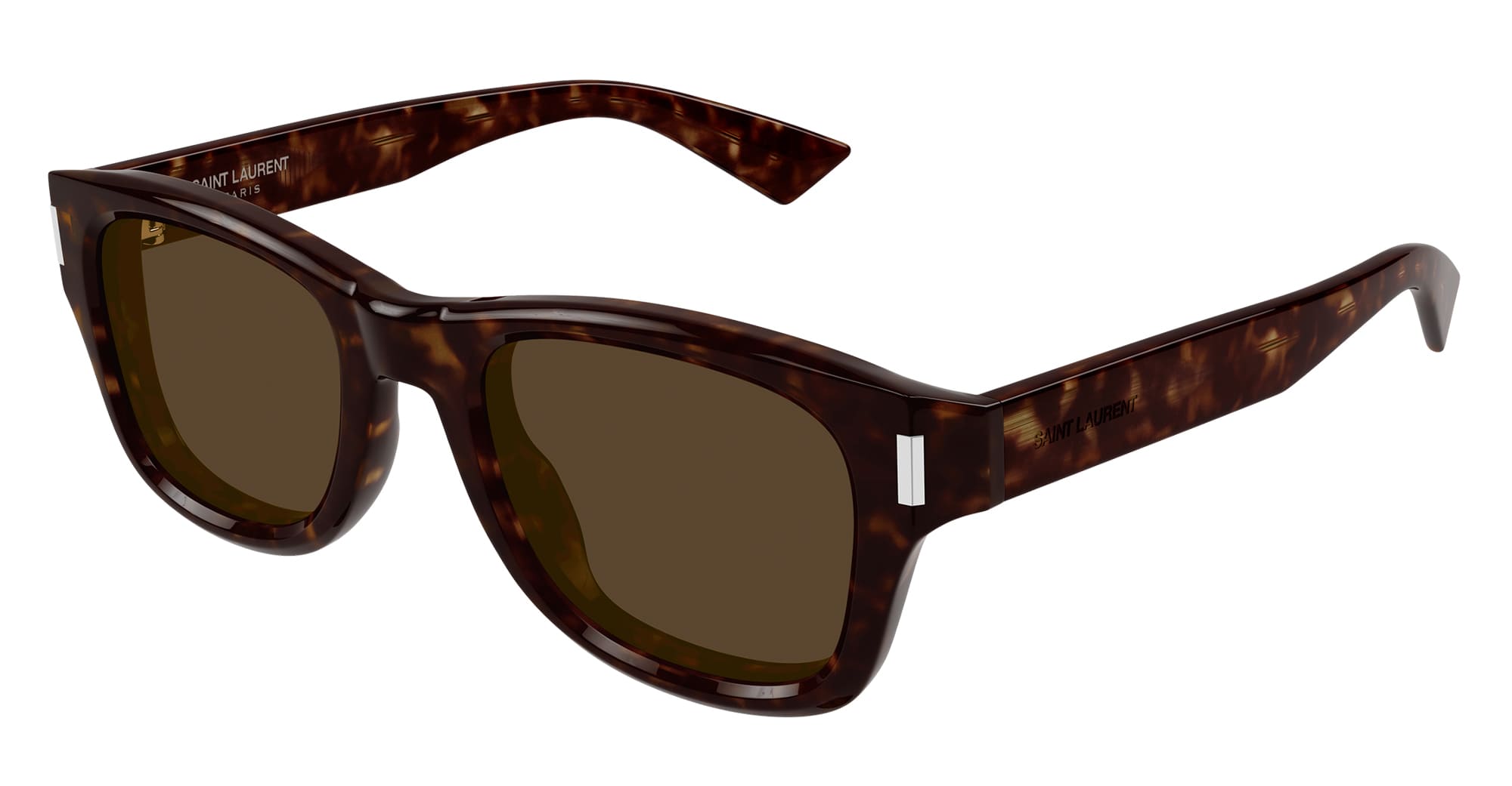Ottica Mondello Roma - Saint Laurent - SL 801-002 - SL 801-002 - HAVANA - Acetate - shape Squared - Havana - EYEWEAR - SUNGLASSES - Unisex,Uomo,Donna,Women,Men - lens Brown - Made In Italy
