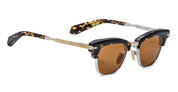Ottica Mondello Roma - Jacques Marie Mage - JMMTQ-H14 - SARTRE - TOKYO - Acetate, titanium - shape Wellington - Tortoise - EYEWEAR - SUNGLASSES - Unisex,Uomo,Donna,Women,Men - lens Brown - Made In Japan