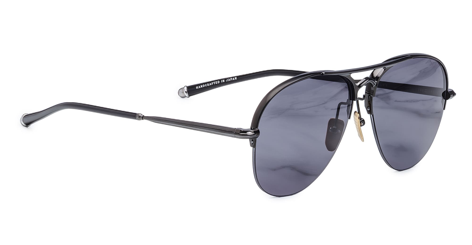 Ottica Mondello Roma - Jacques Marie Mage - JMMTV-88 - AMELIA - BLACK - Titanium - shape Aviator - Black - EYEWEAR - SUNGLASSES - Unisex,Uomo,Donna,Women,Men - lens Black - Made In Japan