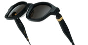 Ottica Mondello Roma - T HENRI - V2CC - V2 - NERO - Acetate - shape Squared - Black - EYEWEAR - SUNGLASSES - Unisex,Uomo,Donna,Women,Men - lens Grey - Made In Japan