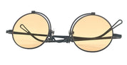 Ottica Mondello Roma - Matsuda - 10601H.SG.MBK.45 - 10601H - MATTE BLACK / CAFE ORANGE - Titanium - shape Round - black matte - EYEWEAR - SUNGLASSES - Uomo,Men - lens orange - Made In Japan