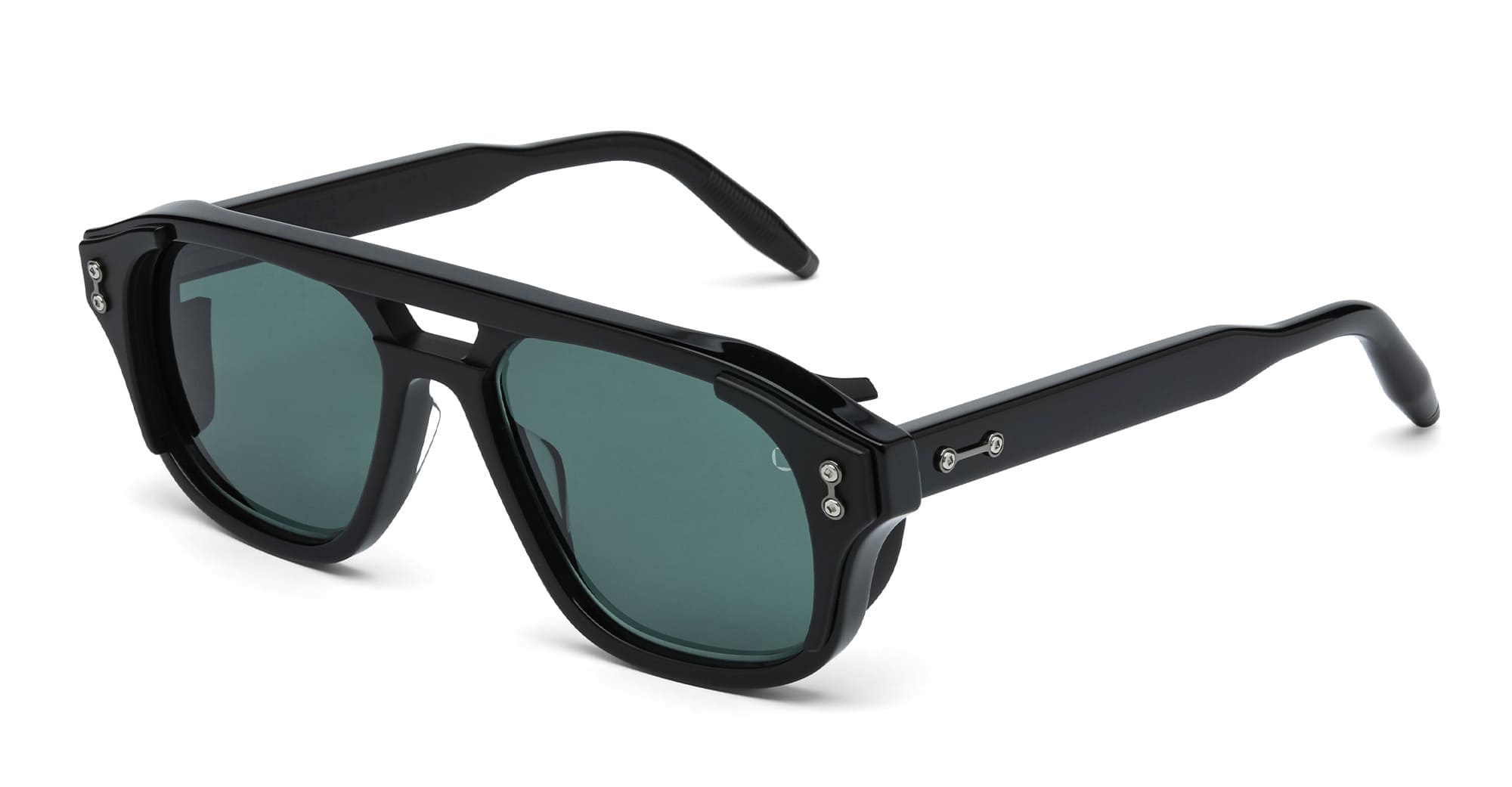  BLACK MATTE - Acetate - shape  - Black - EYEWEAR - SUNGLASSES - Unisex,Uomo,Donna,Women,Men - lens  - Made In Japan