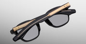 Ottica Mondello Roma - Jacques Marie Mage - JMMZPX-K43 - ZEPHIRIN 47 - GRIFFIN - Acetate - shape Squared - Black - EYEWEAR - SUNGLASSES - Unisex,Uomo,Donna,Women,Men - lens Grey - Made In Japan