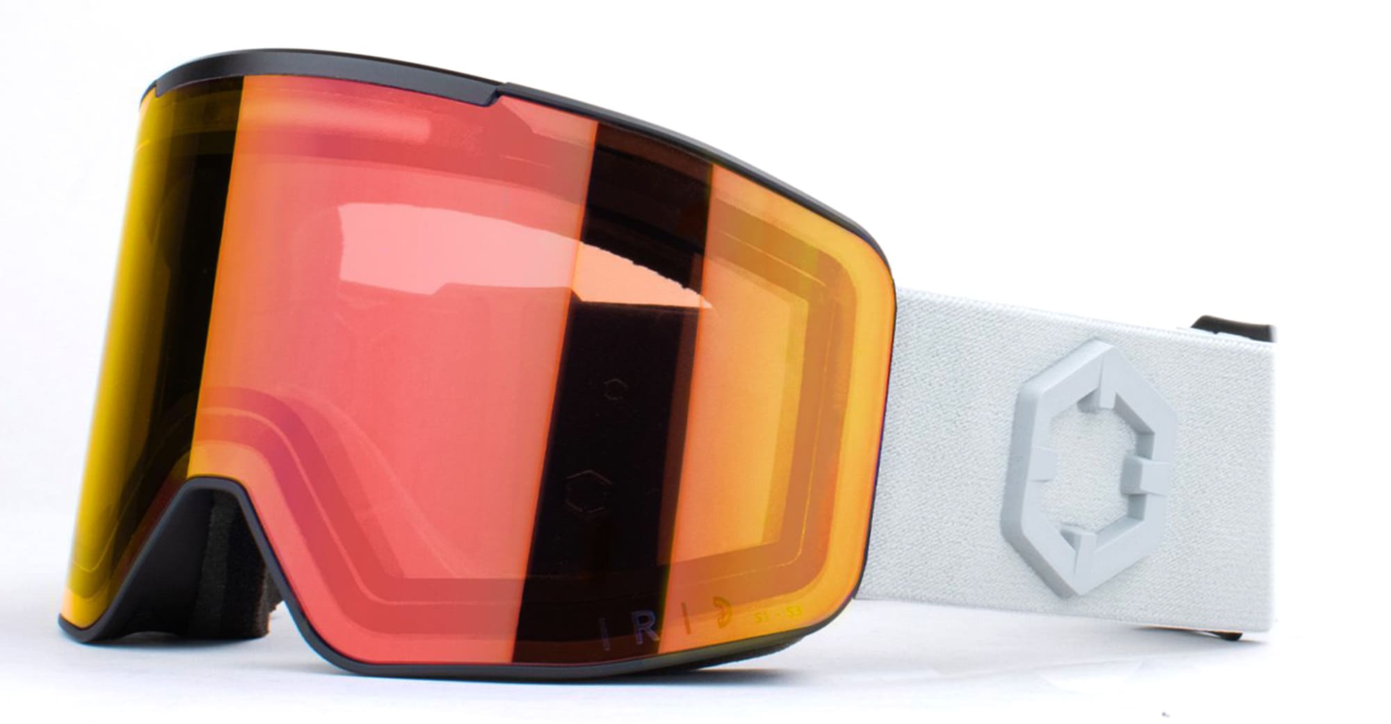  IRID RED - Acetate - shape  - grey - EYEWEAR - GOGGLES - Unisex,Uomo,Donna,Women,Men - lens  - Made In Italy