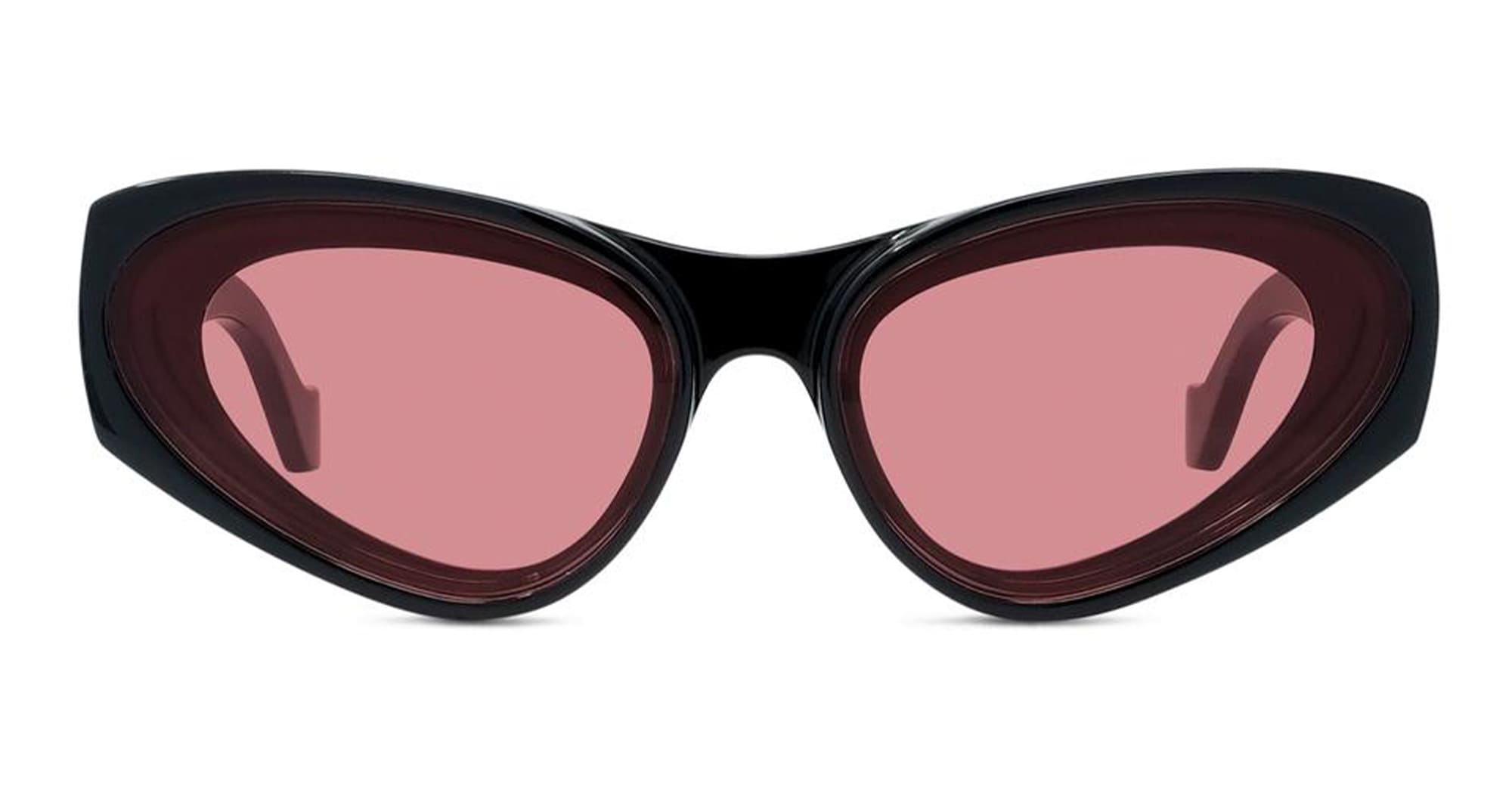 Ottica Mondello Roma - Loewe - LW40171U6201V - SIGNATURE LW40171U - BLACK - Injected Nylon - shape Cat-eye - Black - EYEWEAR - SUNGLASSES - Donna,Women - lens Pink - Made In Italy