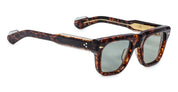 Ottica Mondello Roma - Jacques Marie Mage - JMMMI-5C - MISHIMA - ARGYLE - Acetate - shape Rectangular - Havana - EYEWEAR - SUNGLASSES - Unisex,Uomo,Donna,Women,Men - lens Green - Made In Japan