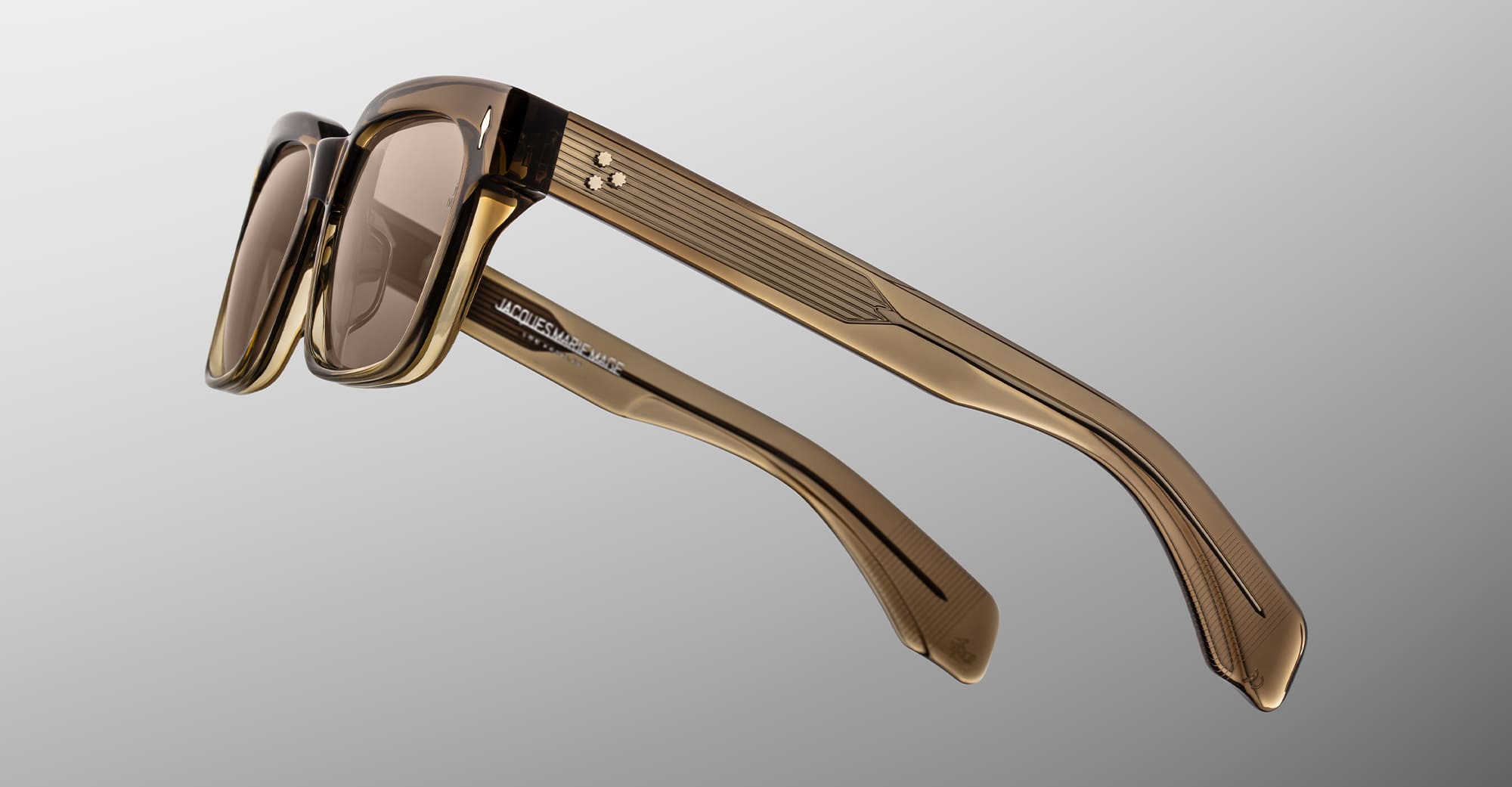 Ottica Mondello Roma - Jacques Marie Mage - JMMMLX-B10 - MOLINO 55 - LESCOT - Acetate - shape Rectangular - brown - EYEWEAR - SUNGLASSES - Unisex,Uomo,Donna,Women,Men - lens brass - Made In Japan