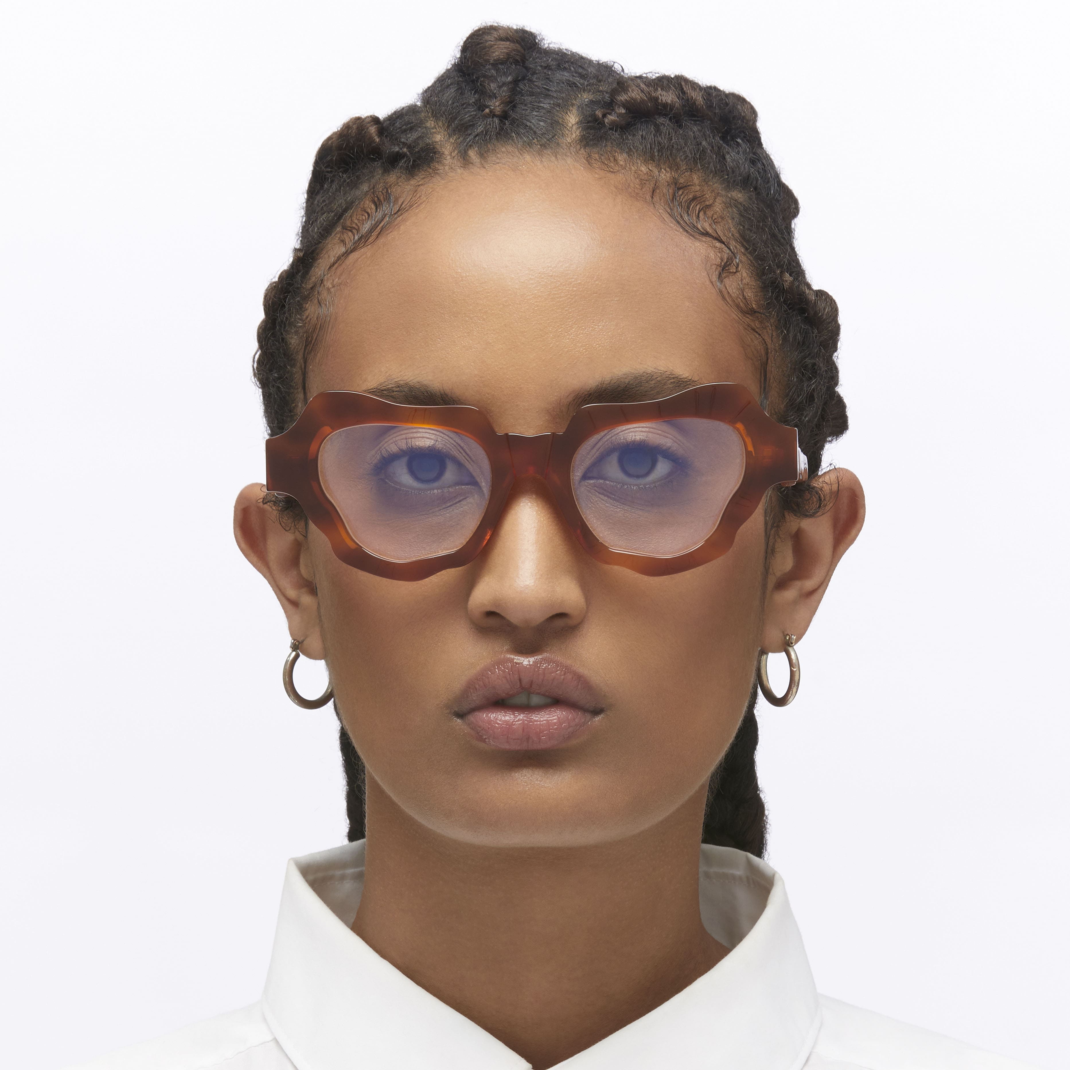 Ottica Mondello Roma - Kuboraum - KRO0G2TR000000OP - MASK G2 - TORTOISE RX - Acetate - shape  - Tortoise - EYEWEAR - EYEGLASSES - Donna,Women - lens Clear - Made In Italy