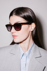 Ottica Mondello Roma - Peter and May - S80SFB - S80 LILY OF THE VALLERY - SAGUARO - Acetate - shape Squared - green - EYEWEAR - SUNGLASSES - Uomo,Men - lens Gradient black - Made In France