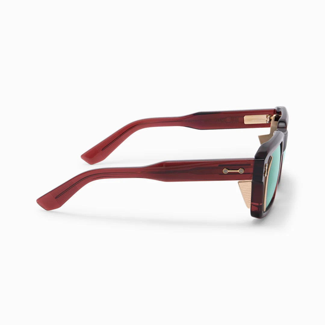 Ottica Mondello Roma - Akoni - AKS-535D-54 - PEGASUS-TWO - BLACK - Acetate, titanium - shape  - brown - EYEWEAR - SUNGLASSES - Unisex,Uomo,Donna,Women,Men - lens  - Made In Japan
