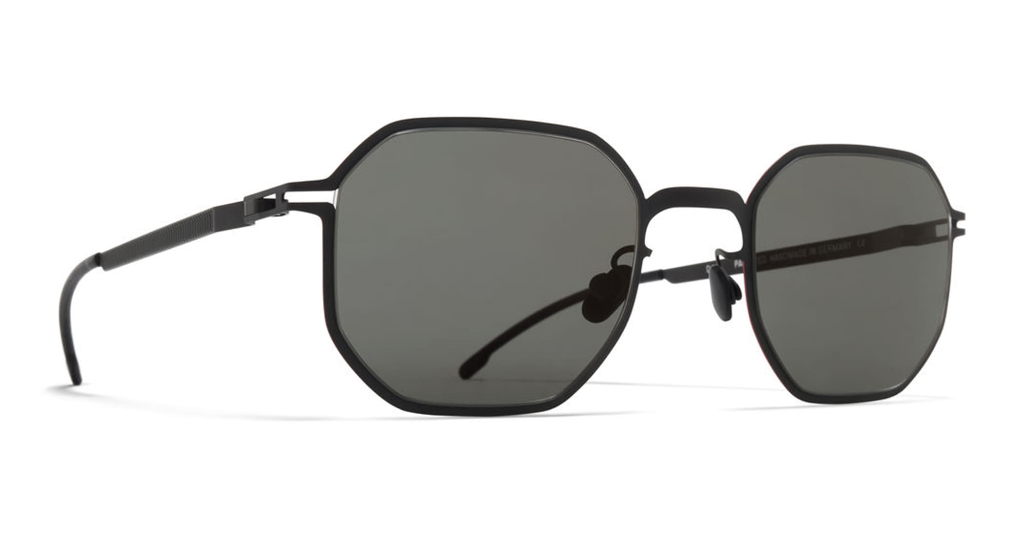 Ottica Mondello Roma - Mykita - 10088163 - ML15 - BLACK / LEICA RED EDGES - stainless steel - shape  - Black - EYEWEAR - SUNGLASSES - Unisex,Uomo,Donna,Women,Men - lens  - Made In Germany