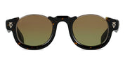 Ottica Mondello Roma - T HENRI - DCE - DIABLO - PETRA - Acetate, titanium - shape Round - tortoise, gold - EYEWEAR - SUNGLASSES - Unisex,Uomo,Donna,Women,Men - lens Gradient green - Made In Japan
