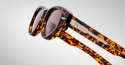 Ottica Mondello Roma - Jacques Marie Mage - JMMKR-15D - KRASNER - SAMOA - Acetate - shape Cat-eye - Tortoise - EYEWEAR - SUNGLASSES - Donna,Women - lens Brown - Made In Japan
