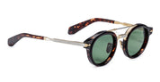 Ottica Mondello Roma - Jacques Marie Mage - JMMDG-18Q - DELAGE - ETNA - Acetate, titanium - shape Round - Havana - EYEWEAR - SUNGLASSES - Unisex,Uomo,Donna,Women,Men - lens Green - Made In Japan