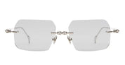 Ottica Mondello Roma - Kuboraum - KRSH68SI0000004G - MASK H68 SI - SILVER - Metal - shape Squared - Silver - EYEWEAR - SUNGLASSES - Unisex,Uomo,Donna,Women,Men - lens Grey - Made In Italy