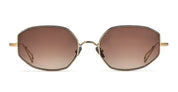 Ottica Mondello Roma - Ahlem - AHL.001210.SUN - Colombe - Grey Gold / Smoke Gradient (Limited Ed.) - Metal - shape Oval - Gold - EYEWEAR - SUNGLASSES - Unisex,Uomo,Donna,Women,Men - lens Gradient brown - Made In France