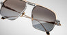 Ottica Mondello Roma - Jacques Marie Mage - JMMLB-16M - LAST FRONTIER VI - LABARGE - APIS - Titanium - shape Aviator - gold, silver - EYEWEAR - SUNGLASSES - Uomo,Men - lens Gradient grey - Made In Japan