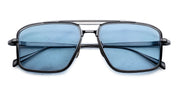 Ottica Mondello Roma - Jacques Marie Mage - JMMER-2H - EARL - ANTIQUE SILVER - Titanium - shape Navigator - Silver - EYEWEAR - SUNGLASSES - Unisex,Uomo,Donna,Women,Men - lens Blue - Made In Japan