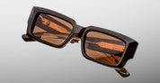 Ottica Mondello Roma - Jacques Marie Mage - JMMQA-6H - QUANT - LONDON - Acetate - shape  - brown - EYEWEAR - SUNGLASSES - Unisex,Uomo,Donna,Women,Men - lens  - Made In Japan