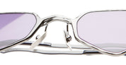 Ottica Mondello Roma - Kuboraum - KRSZ25GM000000VC - MASK Z25 - GUNMETAL - metal, acetate - shape Geometrical - dark grey - EYEWEAR - SUNGLASSES - Unisex,Uomo,Donna,Women,Men - lens violet - Made In Italy