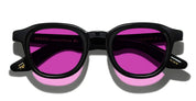 Ottica Mondello Roma - Moscot - OR-DAH-S44240200-TL - DAHVEN  (44) - BLACK / CUSTOM PURPLE NURPLE LENS - Acetate - shape Panto - Black - EYEWEAR - SUNGLASSES - Unisex,Uomo,Donna,Women,Men - lens purple - Made In China